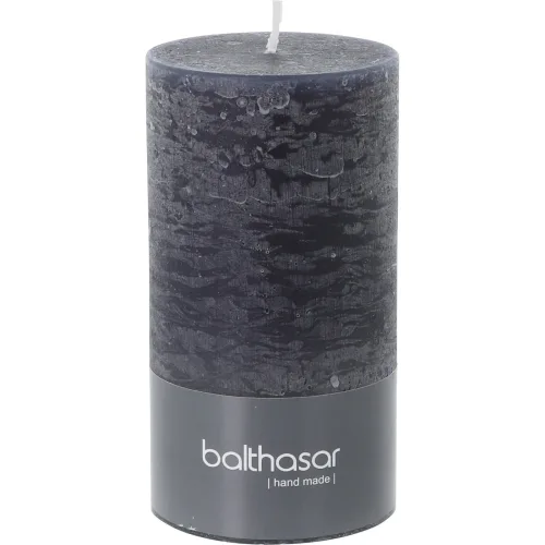 Balthasar, Balthasar - Zylinderkerze, 70X130MM, Grau