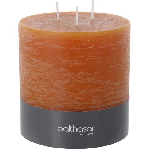 Balthasar, Balthasar - Zylinderkerze 3-Docht, 120X120MM, Orange