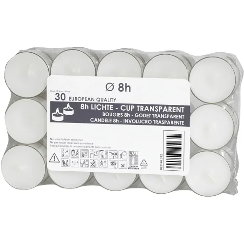 Balthasar, Balthasar - Teelichter-Set, 38X24MM, Weiss