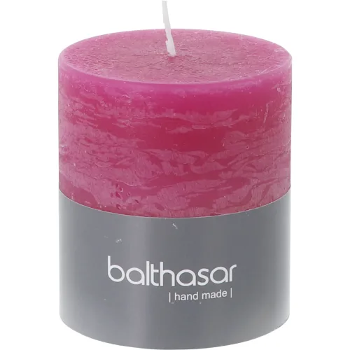 Balthasar, Balthasar - Zylinderkerze, 70X80MM, Himbeere