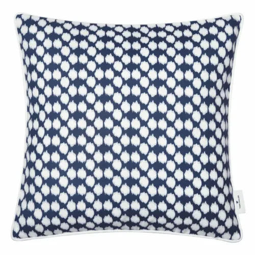 Tom Tailor - Spots Kissenbezug, 45 x 45 cm, Mitternachtsblau