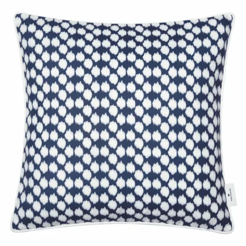 Tom Tailor, Tom Tailor - Spots Kissenbezug, 45 x 45 cm, Mitternachtsblau