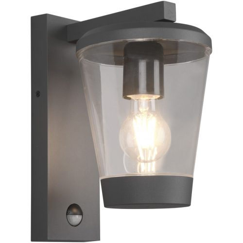 Wandlampe aussen Cagver Grau 16 cm 28 cm - Farbe: anthrazit - Material: Aluminium-Druckguss - Wandlampe aussen