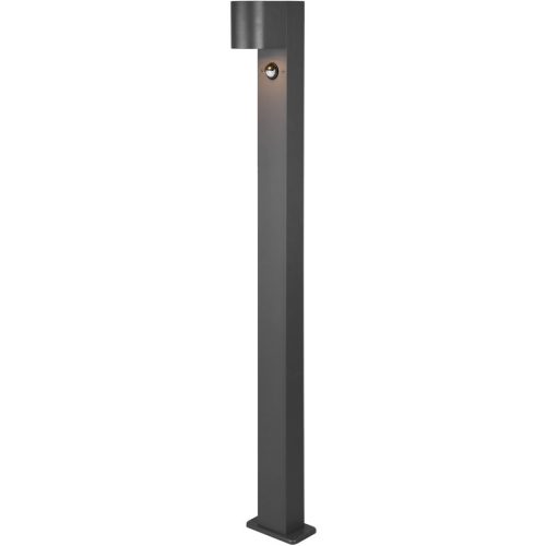 Aussenlampe Reeya Grau 12 cm 100 cm - Farbe: anthrazit - Material: Aluminium-Druckguss - Aussenlampe