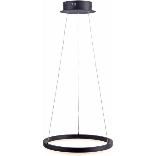 Pendellampe Q-Vito Bronze Eisen 59 cm 120 cm - Farbe: messing matt - LED - Lichtfarbe: Warmweiss - Pendellampe- LED Energiesparlampe