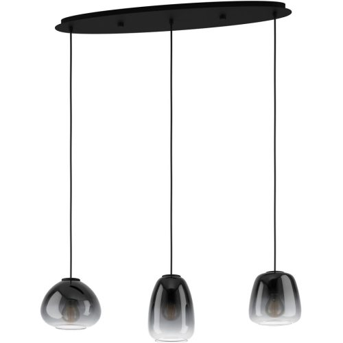 Eglo Pendellampe Aguilares Schwarz Stahl 19.5 cm 104.5 cm - Pendellampe