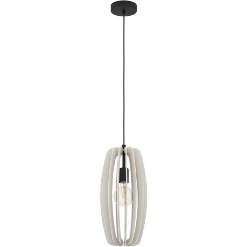 Eglo Pendellampe Bajazzara Schwarz Stahl 26 cm 110 cm - Pendellampe