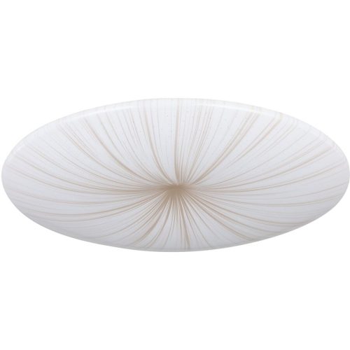 Eglo Deckenlampe Nieves 1 Weiss Stahl 51 cm 7 cm - LED - Lichtfarbe: Warmweiss - Deckenlampe- LED Energiesparlampe
