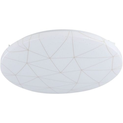 Eglo Deckenlampe Rende Weiss Stahl 38 cm 6 cm - LED - Lichtfarbe: Warmweiss - Deckenlampe- LED Energiesparlampe