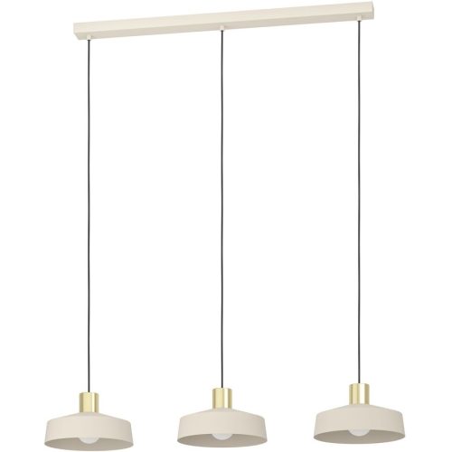 Eglo Pendellampe Valdiola Beige Stahl 23 cm 110 cm - Farbe: sand - Pendellampe