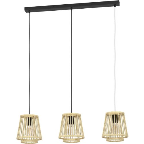 Eglo Pendellampe Hykeham Schwarz Stahl 21 cm 110 cm - Pendellampe