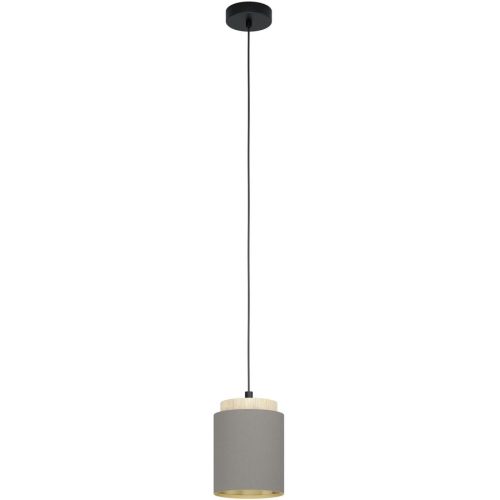 Eglo Pendellampe Albariza Braun/Schwarz Stahl/Holz 16 cm 110 cm - Material: Holz/Stahl - Pendellampe