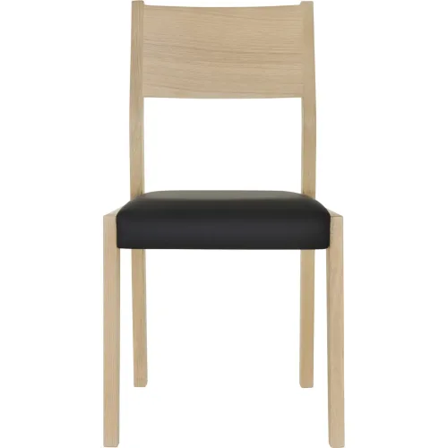 LIVIQUE, Stuhl Sapo Schwarz Holz 52.5 cm - Farbe: natur/schwarz - Material: Eiche - Stuhl