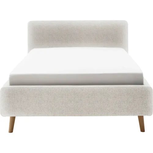 Bett Senja Beige Polyester 140 x 200 cm - Bett