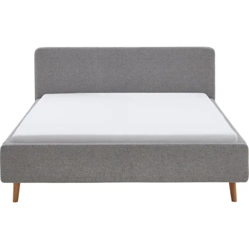 Bett Senja Grau Polyester 180 x 200 cm - Bett