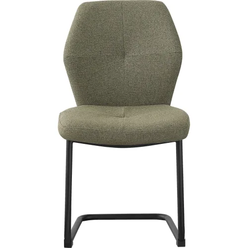 LIVIQUE, Stuhl Oslos Grün Polyester 49 cm 88.5 cm - Stuhl