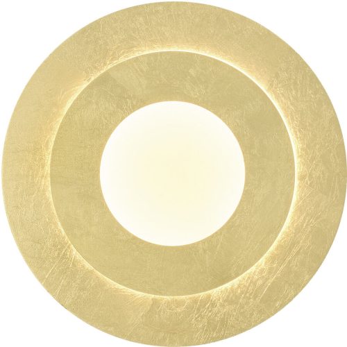 Wandlampe Ella Gold/Schwarz Kunststoff/Metall 24 cm 24 cm - Farbe: Schwarz/Gold - LED - Lichtfarbe: Extra warmweiss - Material: Metall/Kunststoff -