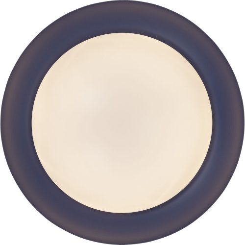 Deckenlampe Colin Lila/Schwarz Kunststoff 40 cm 9.5 cm - Farbe: schwarz/violett - LED - Lichtfarbe: Extra warmweiss - Deckenlampe- LED