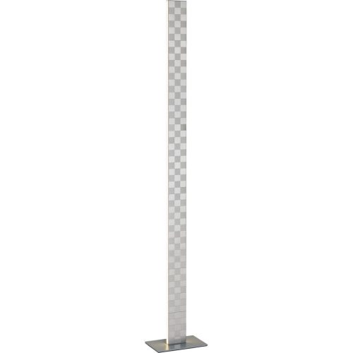 Stehlampe Elva Grau Metall 22 cm 137.3 cm - LED - Lichtfarbe: Extra warmweiss - Helles Neutralweiss - Stehlampe- LED Energiesparlampe