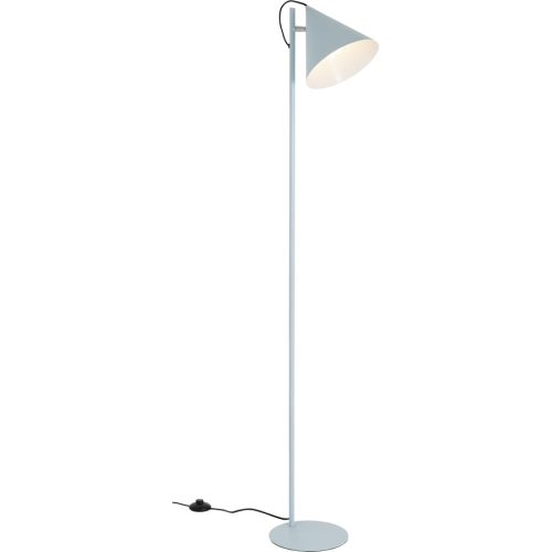 Stehlampe Charly Blau Metall 25 cm 150 cm - Farbe: hellblau - Stehlampe