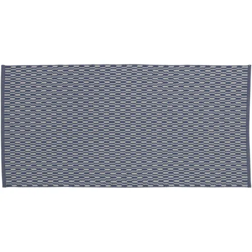 HORREDSMATTAN Teppich Tjörn Blau Polyester/Wolle 75 cm 200 cm - Material: Wolle/Polyester - Teppich