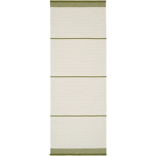 HORREDSMATTAN, HORREDSMATTAN Teppich Solvik Grün Polyester/Wolle 75 cm 150 cm - Material: Wolle/Polyester - Teppich