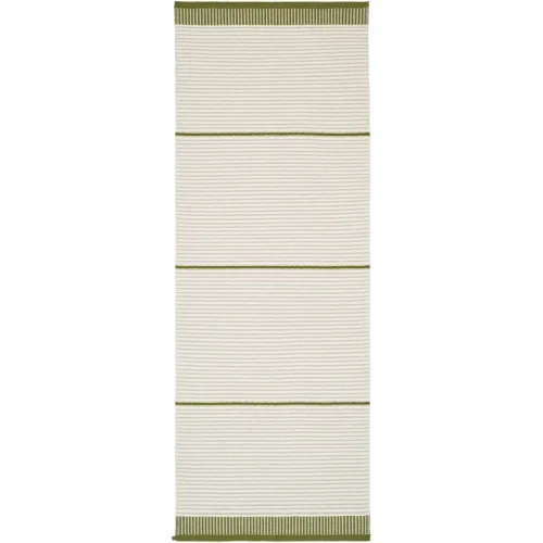 HORREDSMATTAN Teppich Solvik Grün Polyester/Wolle 75 cm 150 cm - Material: Wolle/Polyester - Teppich