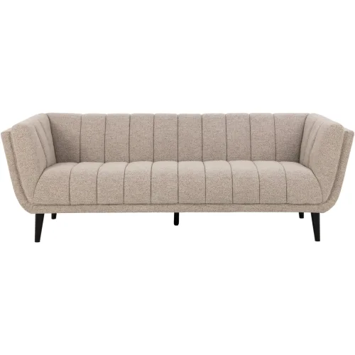 LIVIQUE, Sofa Fillmore Beige Stoff 218 cm 86.5 cm - Sofa