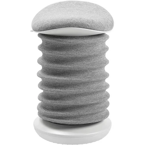 Topstar Bürohocker Alaia Grau Polyester 37.5 cm 64 cm Höhenverstellbar (manuell) - Farbe: hellgrau - Bürohocker