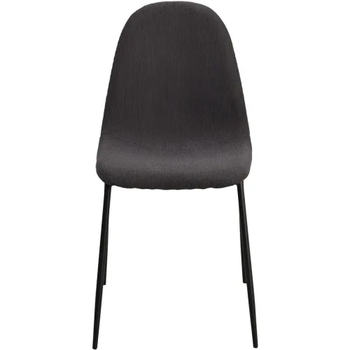 Stuhl Maris Grau Polyester/Metall 45 cm - Stuhl