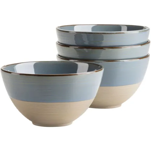MÄSER Schüssel-Set Nottingham Blau/Grau Keramik - Schüssel-Set