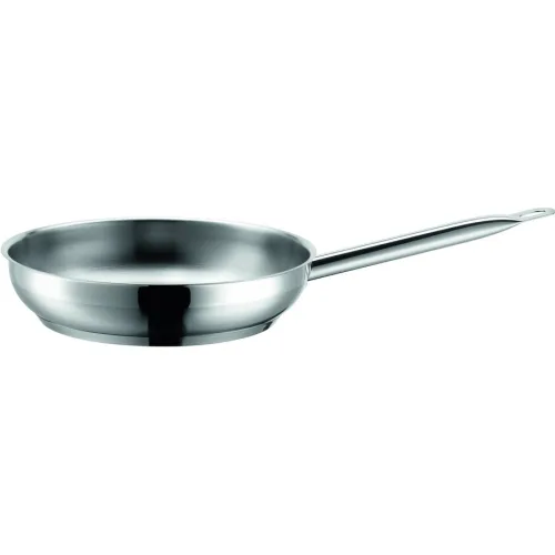 MÄSER Bratpfanne Professional Silber Edelstahl 24 cm 24 cm - Bratpfanne
