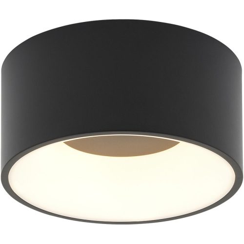 Deckenlampe Cosmo Schwarz Aluminium 16 cm 8 cm - LED - Lichtfarbe: Warmweiss - Deckenlampe- LED Energiesparlampe