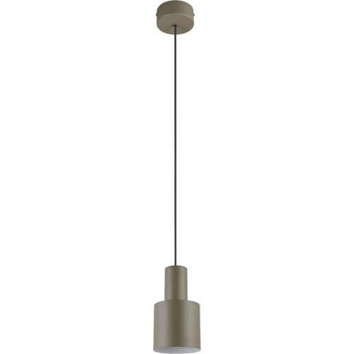 Pendellampe Bonito Braun/Grau Metall 12 cm 150 cm - Farbe: taupe - Pendellampe
