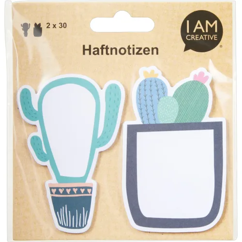 I am Creative, I AM CREATIVE Sticky Notes MAA4086.84 Kakteen 60 Blatt