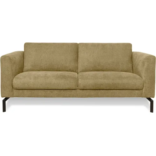 LIVIQUE, Sofa Gomero Gelb Stoff 186 cm 93 cm - Farbe: sandgelb - Sofa