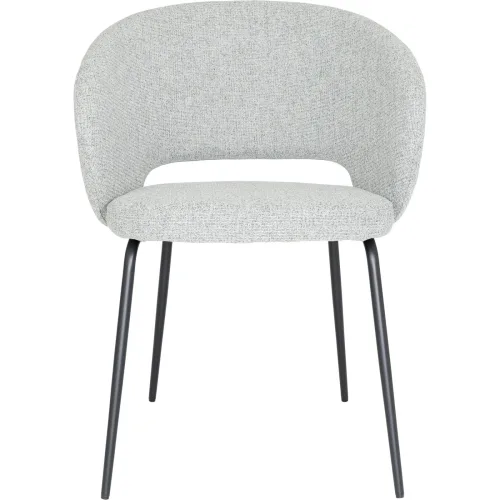 LIVIQUE, Stuhl Bivino Grau Stoff 76 cm - Stuhl