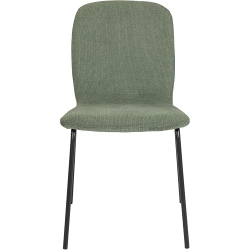 MyDeal, MyDeal Stuhl Bennot Grün Stoff 44 cm - Stuhl