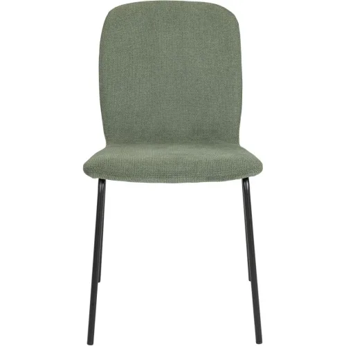 MyDeal Stuhl Bennot Grün Stoff 44 cm - Stuhl