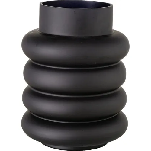 Vase Urban Schwarz Glas 20 cm - Vase