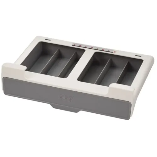 Aufbewahrungsbox Joseph Joseph Grau/Weiss Kunststoff 18.5 cm 27.2 cm - Farbe: weiss/grau - Material: Polypropylen - Aufbewahrungsbox