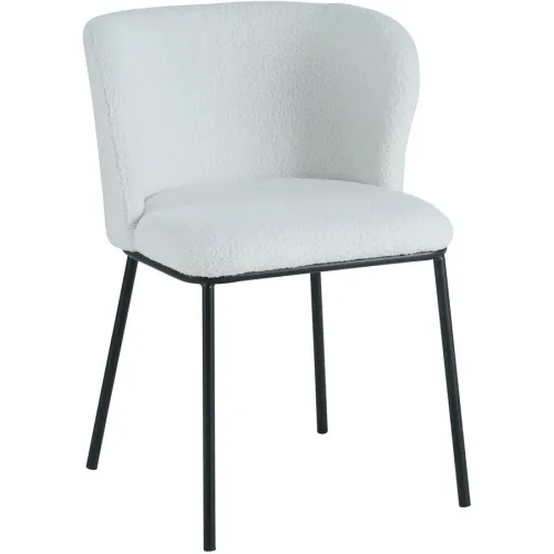 Stuhl 2er-Set Constanze Weiss Stoff 54.5 cm - Stuhl 2er-Set