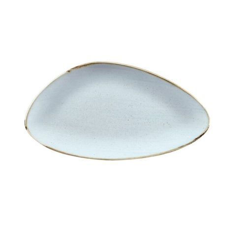 Churchill, Churchill Chefs Platte Stonecast Duck Egg dreieckig; 35.5x18.8 cm (LxB); hellblau/braun; dreieckig; 6 Stück / Pack