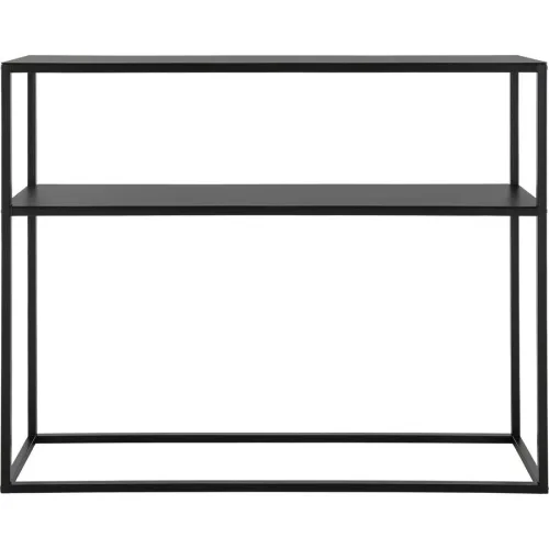Sideboard Bonnie Schwarz Metall 90 cm 90 cm - Sideboard