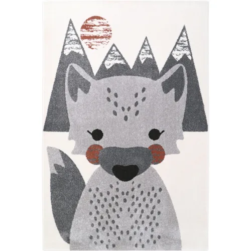 LIVIQUE, Kinderteppich Betsy Grau 120 cm 170 cm - Farbe: Grey - Material: Polypropylen - Kinderteppich