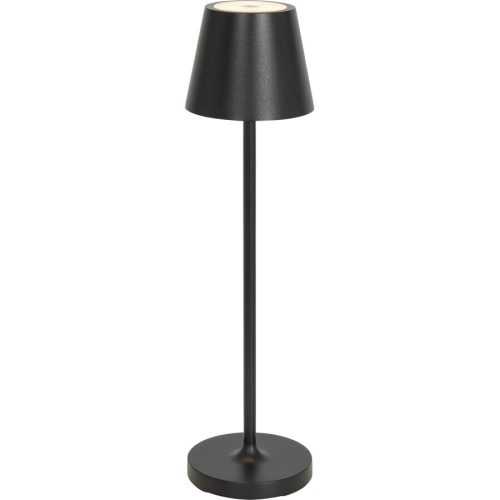 Tischlampe Aline Schwarz Aluminium/Kunststoff 7 cm 27 cm - LED - Lichtfarbe: Extra warmweiss - Material: Aluminium, Kunststoff - Tischlampe- LED