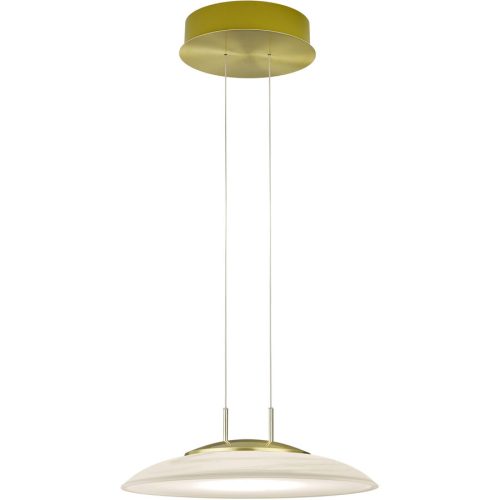 Pendellampe Findus Mehrfarbig Eisen - Farbe: messing matt - LED - Lichtfarbe: Extra warmweiss - Pendellampe- LED Energiesparlampe