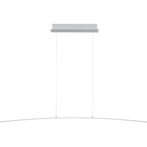 Pendellampe Sira Silber Eisen 150 cm - LED - Lichtfarbe: Extra warmweiss - Pendellampe- LED Energiesparlampe