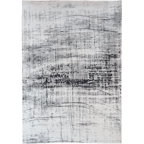 LIVIQUE, Teppich Griff Schwarz/Grau Polyester 200 cm 280 cm - Teppich