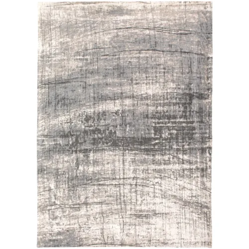 LIVIQUE, Teppich Griff Grau Polyester 200 cm 280 cm - Teppich